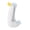 White, variant on Qiulaii Plush Squeaky Dog Toy, Interactive Chew Kick Toy with Crinkle Sound, Soft Stuffed Animal for Small Medium Dogs, Boredom Relief Pet Supplies