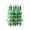 Green, variant on 6 Pcs 6.7 inch Christmas Ornaments Hanging Christmas Finials Ornaments Assorted Decor for Christmas Tree Vintage Holiday Decoration (Silver)
