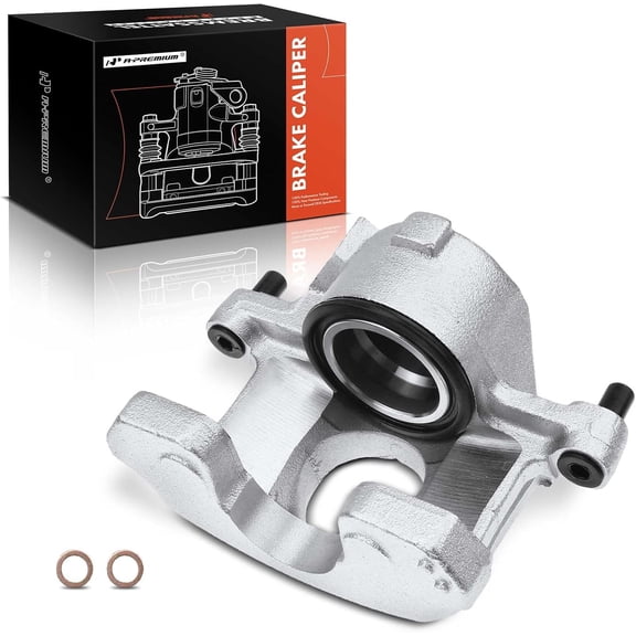 A-Premium Disc Brake Caliper Assembly Without Bracket Compatible with Select Ford Models - for Mustang 1987-1993 5.0L, Thunderbird 1987-1988 2.3L - Front Right Passenger Side