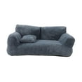 thumbnail image 4 of Vaveren Dog Bed Pet Couch Lounger Kennel Bed Multifunctional Comfortable Plush Anti Skid dark gray, 4 of 8