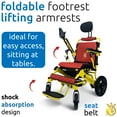 thumbnail image 3 of MAJESTIC IQ-8000 New Remote & Joystick Controlled Mobility Aid Lightweight Foldable Electric Wheelchair, 3 of 6