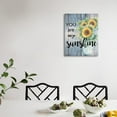 thumbnail image 2 of Inspirational Wall Art You are My Sunshine Sunflower Canvas Wall Art Motivational Quotes Framed Pictures Painting for Living Room Bedroom Bathroom Ready to Hang, 2 of 5