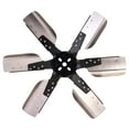 thumbnail image 2 of Derale Cooling Fan 17019 Flex Fan; 19-1/4 Inch Diameter x 2-7/16 Inch Depth; 6 Blade; Standard Rotation; Stainless Steel Blade With Black Hub; Up To 10000 RPM; Without Shroud, 2 of 5