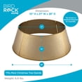 thumbnail image 3 of Falda con forma de árbol BIRDROCK HOME, 25 x 71 x 53 cm, cuello de metal dorado, 3 of 6