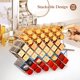 thumbnail image 5 of Caja de joyería para lápiz labial cosmético, 16-28 rejillas, soporte para brochas de maquillaje, caja de almacenamiento para lápiz labial, organizador de maquillaje acrílico, estuche de almacenamient, 5 of 5