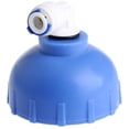 thumbnail image 4 of in-line Water Filter Housing Fill, 1/4inch Water Purifier T33 Shell Filter Tube Parts Kit Water Refillable Inline Filter Reverse Osmosis(Blue+Transparent) Blue+transparent, 4 of 5