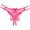Hot Pink, variant on Odeerbi Womens Underwear See Through Thongs Erogenous Lace Lingerie Panties Underpants Black