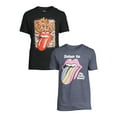 thumbnail image 4 of Rolling Stones Men's Band Graphic T-Shirts with Short Sleeves, 2-Pack, Sizes S-3XL, 4 of 6