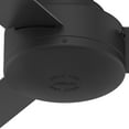 thumbnail image 4 of Hunter 52 inch Indoor Ceiling Fan No Light - Black Modern Ceiling Fan without Light, 3 Blades, Low Profile Mount, For Bedroom, Living Room, or Kitchen, Wall Control - Presto 52407, Matte Black, 4 of 16