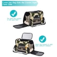 thumbnail image 5 of Daisy Premium Pet Carrier Bag with 900D Oxford Fabric, Nylon Webbing, 17x10x11.8 in - Ideal for Travel and Comfort - Black Color, 5 of 7