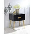 thumbnail image 1 of Home Roots Furniture 286384 24 x 20 x 16 in. Metal & Wood End Table - White & Gold, 1 of 3