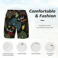 thumbnail image 4 of Kdxio Play Game3 Print Men'S Swim Trunks With Compression Liner 7 Inch Inseam Quick Dry Swim Shorts, 4 of 7