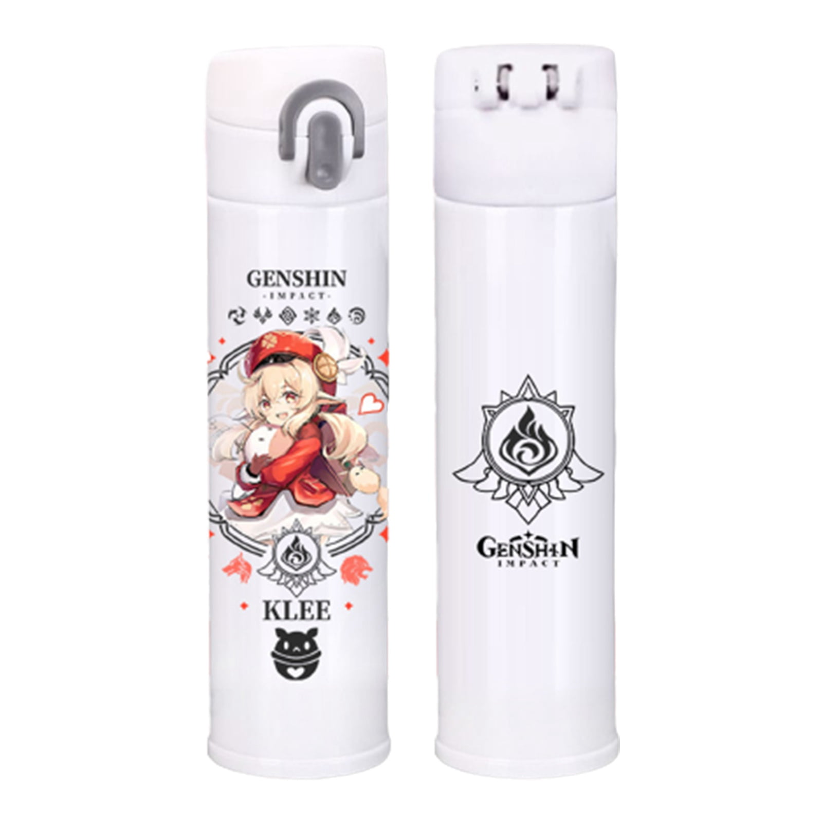 Riapawel Anime Theme Cartoon 304 Stainless Steel Thermos Cup Outdoor Sports Portable Water Bottles Drinking Cup, H01