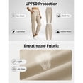 thumbnail image 2 of LIBRCLO Cargo Pants for Women UPF50+ Sun Protection Quick Dry Pants with Pockets Elastic Waist Casual Travel Hiking Summer Trousers, 2 of 8