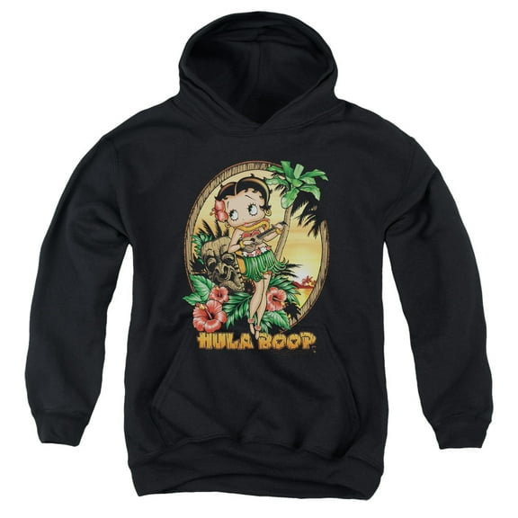 Betty Boop - Hula Boop Ii - Youth Hooded Sweatshirt - Large