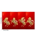 thumbnail image 3 of Steadline 8pcs Year of the Horse Red Envelopes Set Traditional Spring Festival Money Pack 17x9cm Red Foil New Year Envelopes Holiday Gift Set Christmas Party Supplies, 3 of 7