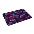 thumbnail image 2 of Fotbe Extra Durable Door Mat - Dirt Trapping Outdoor Welcome Mats - Non-Slip Outdoor Door Mats - Low Profile Front Door Mat - Indoor (16" x 24", Purple Butterfly ), 2 of 9
