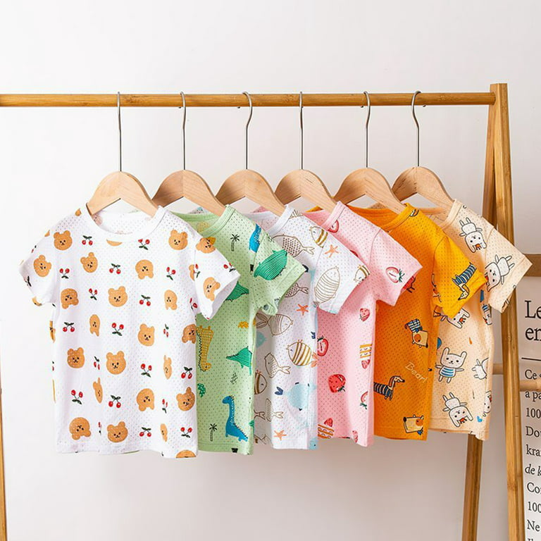 HAWEE Summer Pajamas for Boys & Girls –Cute Jammies Set Cotton Toddler Pjs  2 Piece Baby Clothes Sets Kids Sleepwear