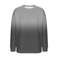 thumbnail image 5 of Weiqiqre Women's Clothing Love Heart Graphics Long Sleeve Crewneck Pullover Casual T-Shirts, 5 of 5