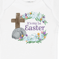 thumbnail image 4 of Inktastic It's My 1st Easter with Cross and Flowers Boys or Girls Baby Bodysuit, 4 of 5