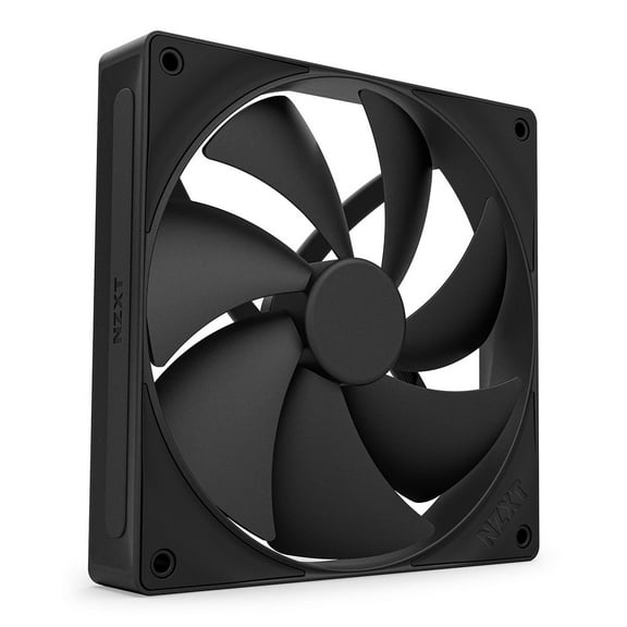 NZXT F140P 140mm Static Pressure PWM Case Fan, Black