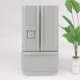 thumbnail image 2 of 1:12 Wooden Mini Fridge Dollhouse Furniture Accessories (Grey), 2 of 2