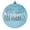 Baby Blue, variant on Vickerman 4" Silver Shiny Lined Mercury Ball Ornament, 6 per bag.