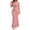 06-Pink627, variant on XIAONU Solid Mermaid Dress For Women Long Sleeve Cowl Neck Ruched Bodycon Evening Gown