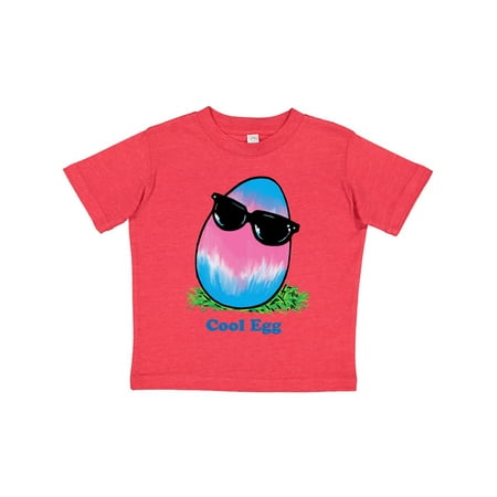 

Inktastic Easter Pink and Blue Cool Egg with Sunglasses Gift Toddler Boy or Toddler Girl T-Shirt