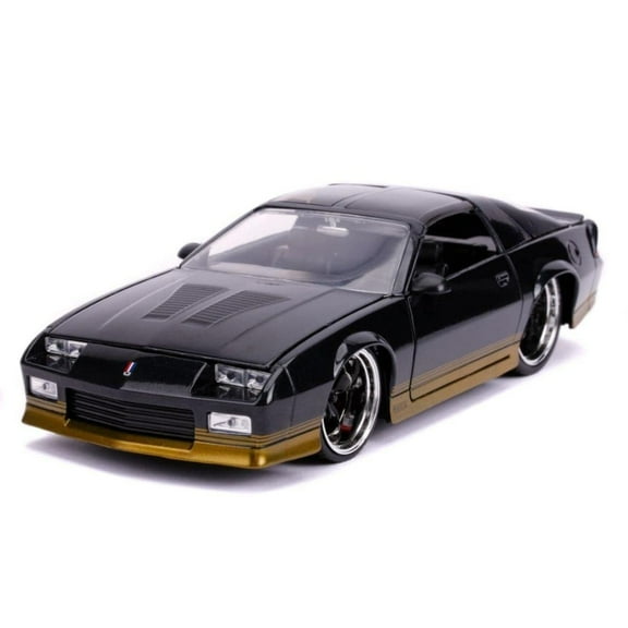 Jada Toys 31457 1985 Chevrolet Camaro Z28 Metallic with Stripes Bigtime Muscle 1 by 24 Diecast Model Play Vehicle(Selections May Vary)