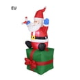 thumbnail image 2 of Inflatable Snowman Toy with LED Light for  Garden Party Decor (US-1), 2 of 10
