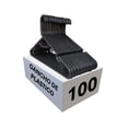 thumbnail image 1 of Gancho Plástico para Ropa Santa María – Pack de 100 Piezas, Color Negro, para Adulto, 1 of 7