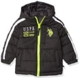 thumbnail image 1 of USPA BOY Matelassé Réversible, 53A Noir/citron Vert, 2T, 1 of 2