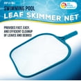 thumbnail image 2 of U.S. Pool Supply Professional 12" Swimming Pool Leaf Skimmer Net - Fine Mesh Netting, Clean Pool, Spa, Hot Tub, Pond - Cleanout Leaves Fast, Debris Pickup Removal, Fits Standard Swimming Pool Pole, 2 of 5