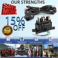 thumbnail image 2 of Contactor de relé solenoide Winch 12 V 250 A para camión ATV UTV, 2 of 6