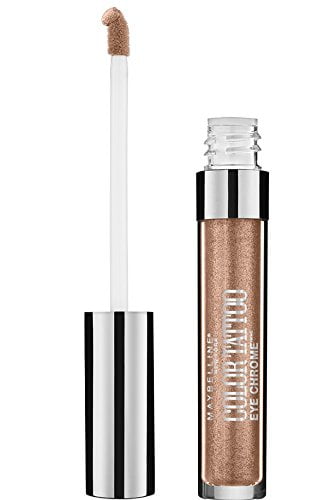 2 PACK Maybelline Color Tattoo Eye Chrome Eyeshadow, (540) Bronze Sheen