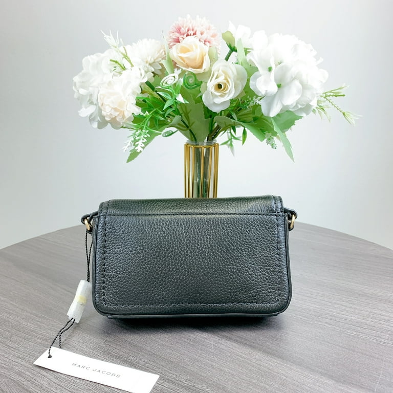 Marc Jacobs H107L01FA21 Mini Leather Crossbody Bag IN BLACK Marc Jacobs H107L01FA21 Mini Leather Crossbody Bag IN BLACK