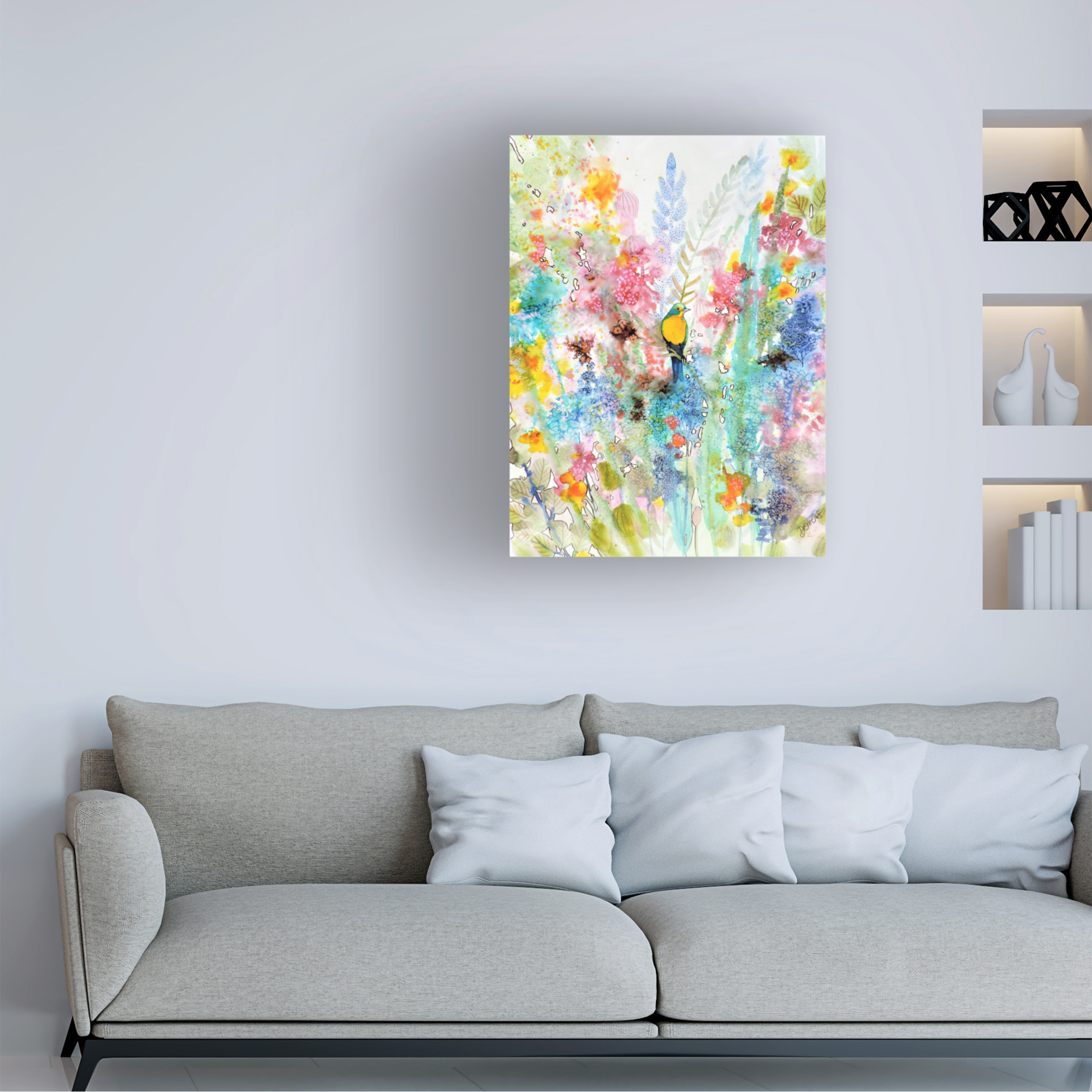 Sylvie Demers 'Coeur Chaud' Canvas Art