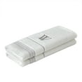 thumbnail image 2 of SKL Home Casual Monogram Hand Towel (2-Pack), "W", White, 2 of 6