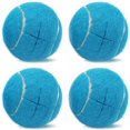 thumbnail image 1 of YOPTOP Precut Walker Tennis Balls 4 Pcs Balls with Precut Opening for Easy Installation  Fit Most Walkers  for Furniture Legs and Floor Protection,blue, 1 of 5