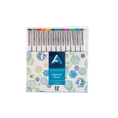 UPC: 0082435040639 | Art Alternatives Pigment Liner 12-Pen Set