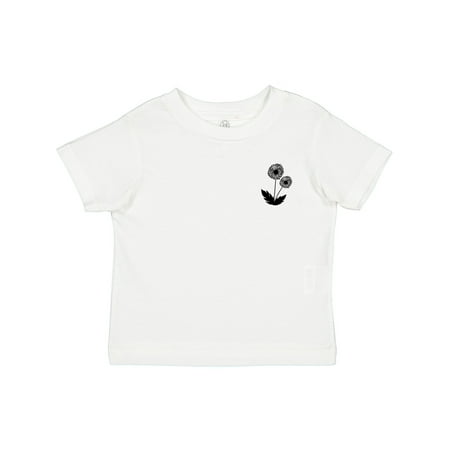 

Inktastic Pocket Dandelion in Black Gift Toddler Boy or Toddler Girl T-Shirt