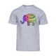 thumbnail image 1 of Camiseta de manga corta para el elefante del arco iris para hombre - gris de Heather - Medio Gravity Trading Camiseta de manga corta, 1 of 1