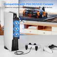 thumbnail image 5 of Upgraded PS5 Cooling Fan with LED Light,Quiet and Efficient Cooling System for PS5 ,2 Fan Speeds,3 Small Fans,USB 3.0 Port Compatible with PS5 Digital & Discs Edition,Not for PS5 Slim and New PS5 Pro, 5 of 9