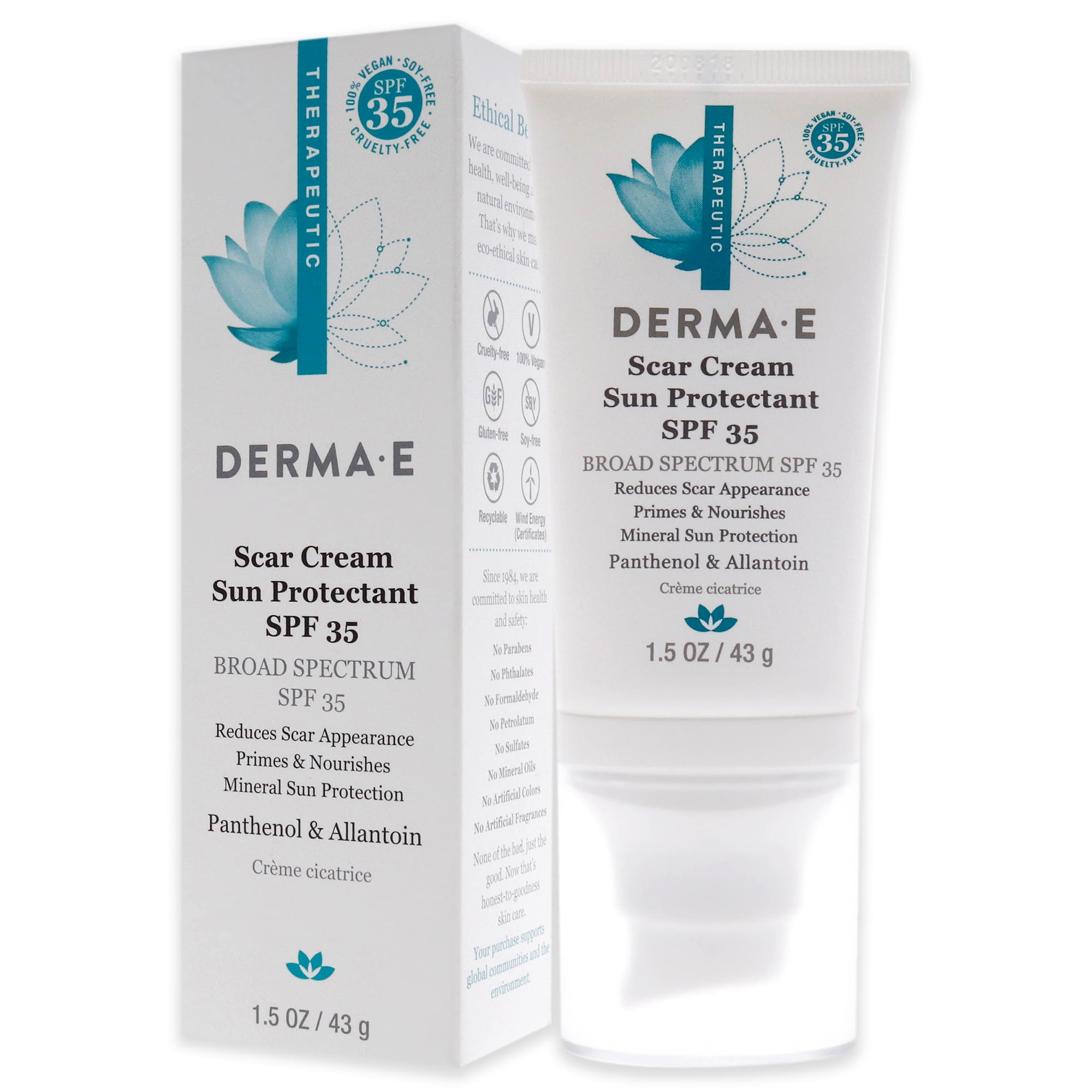 Derma-E Scar Cream Sun Protectant SPF 35, 1.5 oz Sunscreen