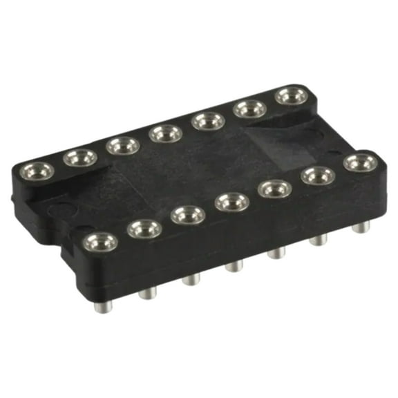 Pack of 4 214-44-314-01-670800 Connector IC DIP Socket 14POS TIN, Tube