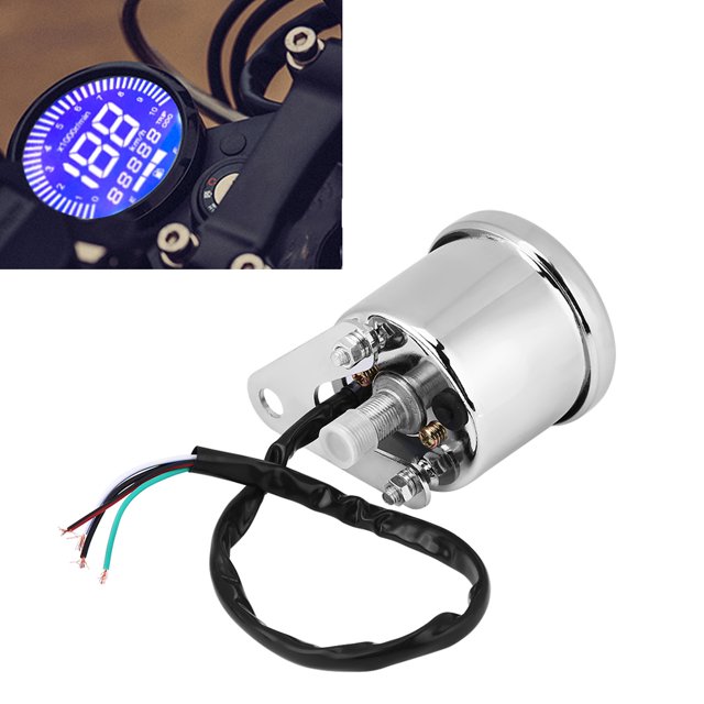 Velocímetro KH, velocímetro digital LED universal para motocicletas, velocímetro digital LEDLCD, tecnología avanzada