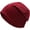 Solid Color Burgundy, variant on Cotton Thin Slouchy Beanie Hat for Men Women Fashion Soft Stretch Knit Skull Cap