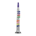thumbnail image 1 of Saxofón Clarinete con 8 teclas codificadas por colores Instrumentos musicales de viento para niños ABS ecológico Saxofón mímico educativo temprano para niños pequeños, 1 of 8