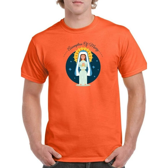 Assumption Of Mary Day. T-Shirt Men -Image by Shutterstock, Male 5X-Large